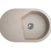 Keittiöallas Aqualine M 780 x 500 mm X-Granit hiekanvärinen