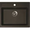 Keittiöallas Aqualine 600 x 500 mm X-Granit grafiitinmusta