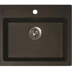 Keittiöallas Aqualine 600 x 500 mm X-Granit grafiitinmusta