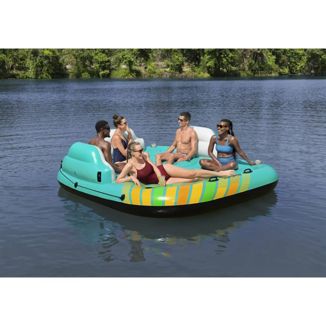 Kelluntalautta Bestway Hydro-Force Sunny Lounge 300 x 275 cm