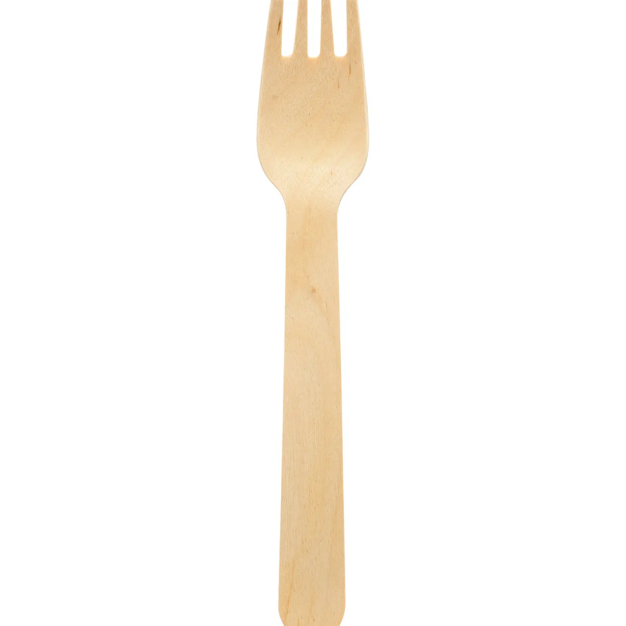 Kertakäyttöhaarukka Biopak 16 cm 10 kpl puinen