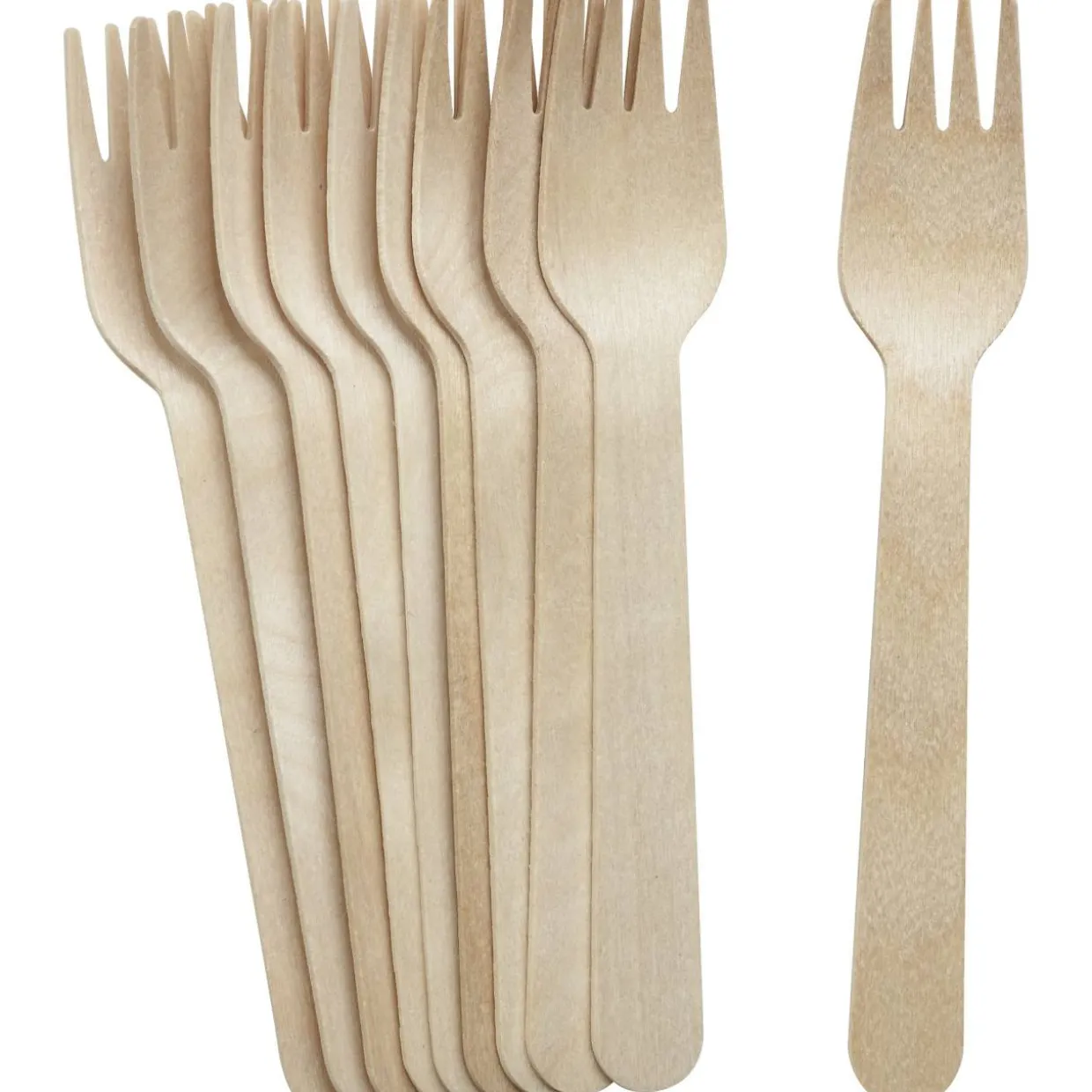 Kertakäyttöhaarukka Kotikulta 16 cm 10 kpl puinen