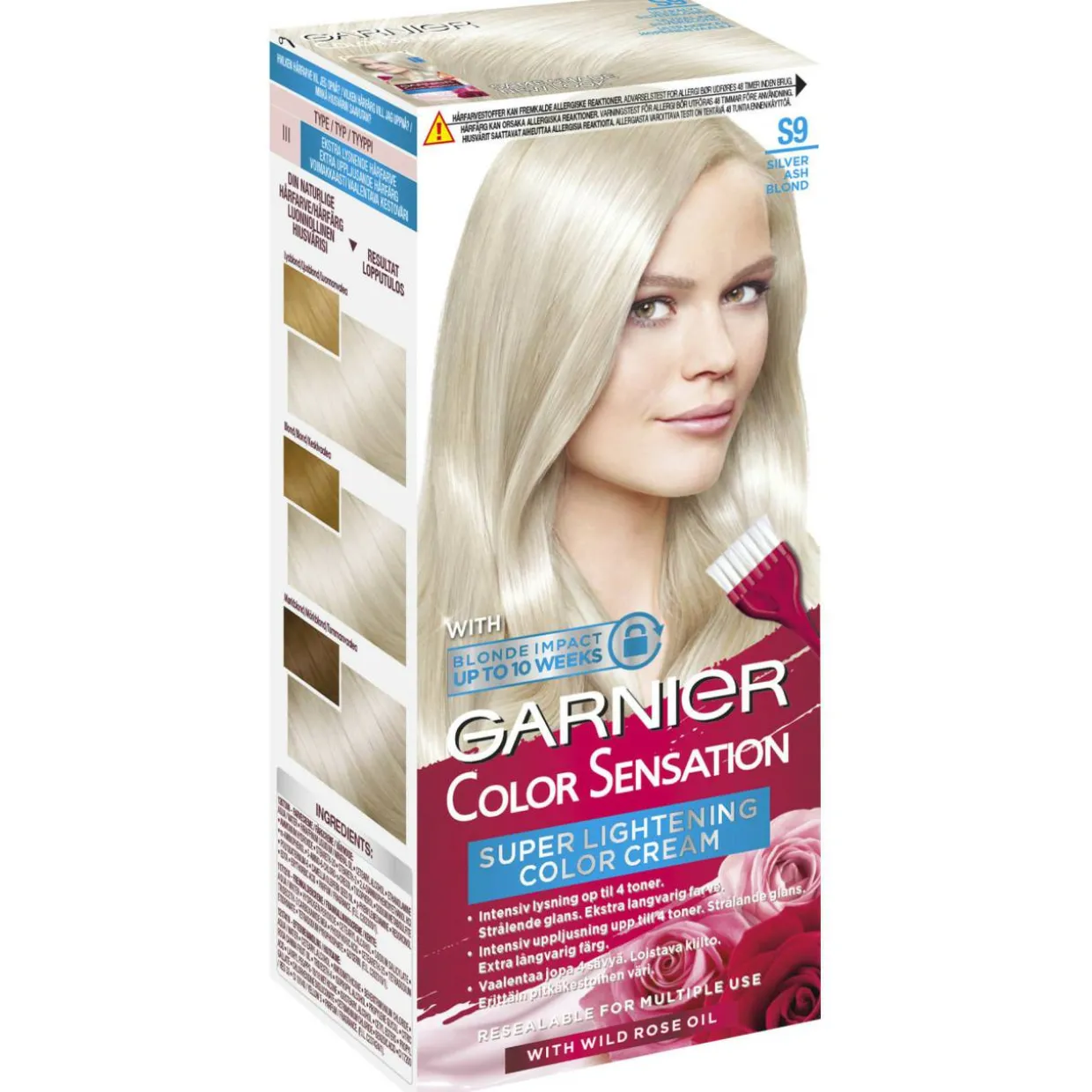 Kestoväri Garnier Color Sensation, useita värejä