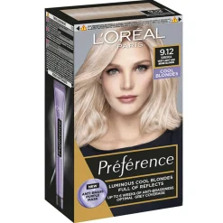 Kestoväri Loreal Preference 9.12 Siberia vaalea helmiäistuhka