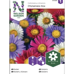 Kiinanasteri siemen Nelson Garden Basic Chinensis väriseos