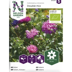 Kiinanasteri siemen Nelson Garden Basic väriseos Organic