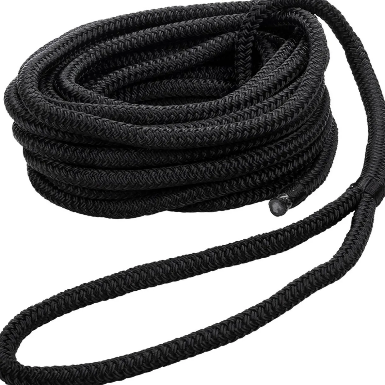 Kiinnitysköysi Qvarken Dockline 12 mm / 10 m, silmukallinen, musta