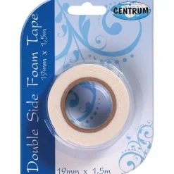 Kiinnitysteippi 19mm 1,5m kaksipuoleinen