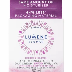 Kiinteyttävä hajusteeton päivävoide Lumene LUMO 50 ml SPF30