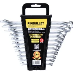 Kiintolenkkiavainsarja Finbullet 11-osaa 6-19 mm