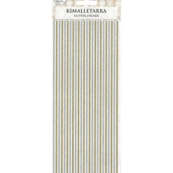 Kimalletarra suora reuna kulta/hopea