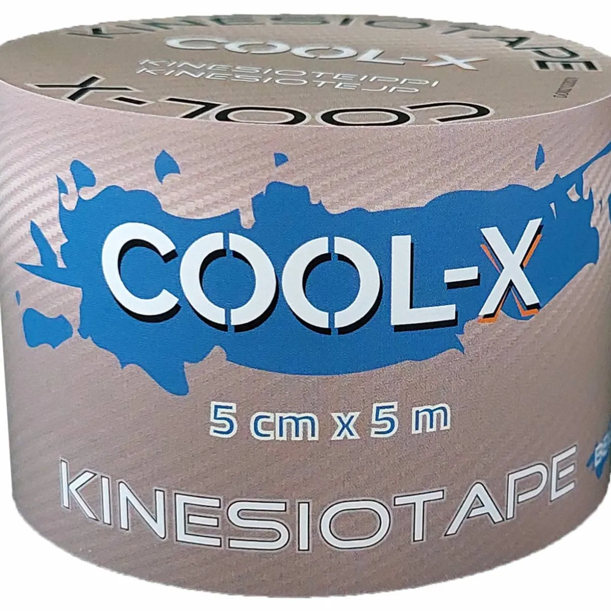 Kinesioteippi Cool-X, 5 cm x 5 m, useita värejä