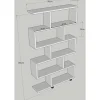 Kirjahylly Chic Home 90 x 22 x 156 cm Elina ruskea