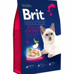Kissanruoka Brit Premium 8 kg kanaa steriloiduille kissoille