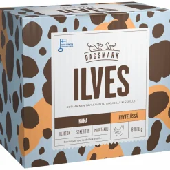 Kissanruoka Dagsmark 8 x 80 g Ilves kana hyytelössä