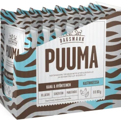 Kissanruoka Dagsmark 8 x 80 g Puuma kastikkeessa leikatulle