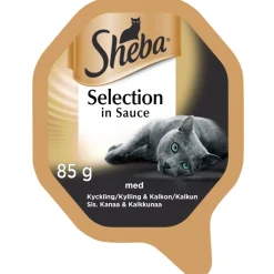 Kissanruoka 85 g Selection kana & kalkkuna kastikkeessa