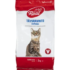 Kissanruoka Real Cat 3 kg Adult liha