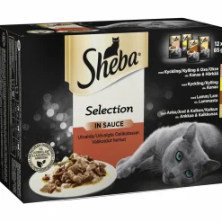 Kissanruoka Sheba 12 x 85 g Select Slices kastikkeessa