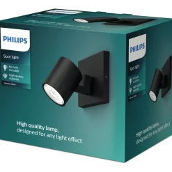 Kohdevalaisin Philips Runner musta 20W