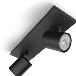 Kohdevalaisin Philips Runner musta 2x20W