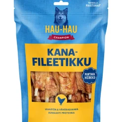 Koiran herkku Hau-Hau Champion 100 g kanafileesuikale