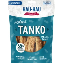 Koiran herkku Hau-Hau 140 g Mehevä tanko kanaa & kalaa