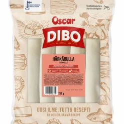Koiran puruherkku Dibo 5 kpl 250 g härkärulla säästöpakkaus