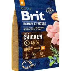Koiranruoka Brit 3 kg Adult M