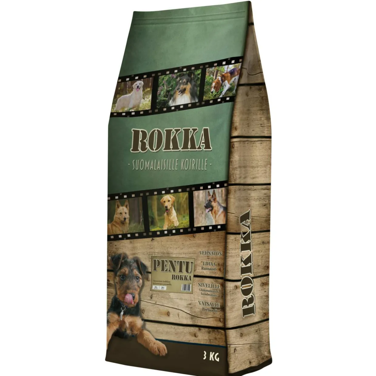 Koiranruoka Rokka 3 kg pentu