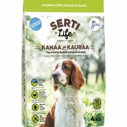 Koiranruoka SertiLife 4 kg kana & kaura