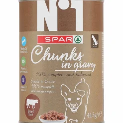 Koiranruoka SPAR 415 g nauta kastikkeessa