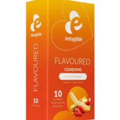 Kondomi EasyGlide 10 kpl Flavoured