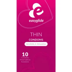 Kondomi EasyGlide 10 kpl Thin