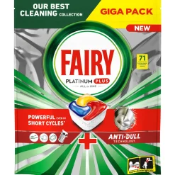 Konetiskitabletti Fairy 71 kpl Platinum Plus