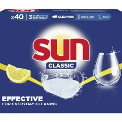 Konetiskitabletti Sun 40 kpl Classic Lemon