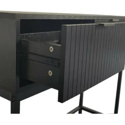 Konsolipöytä Tenstar 90 x 30 x 84 cm Siera musta