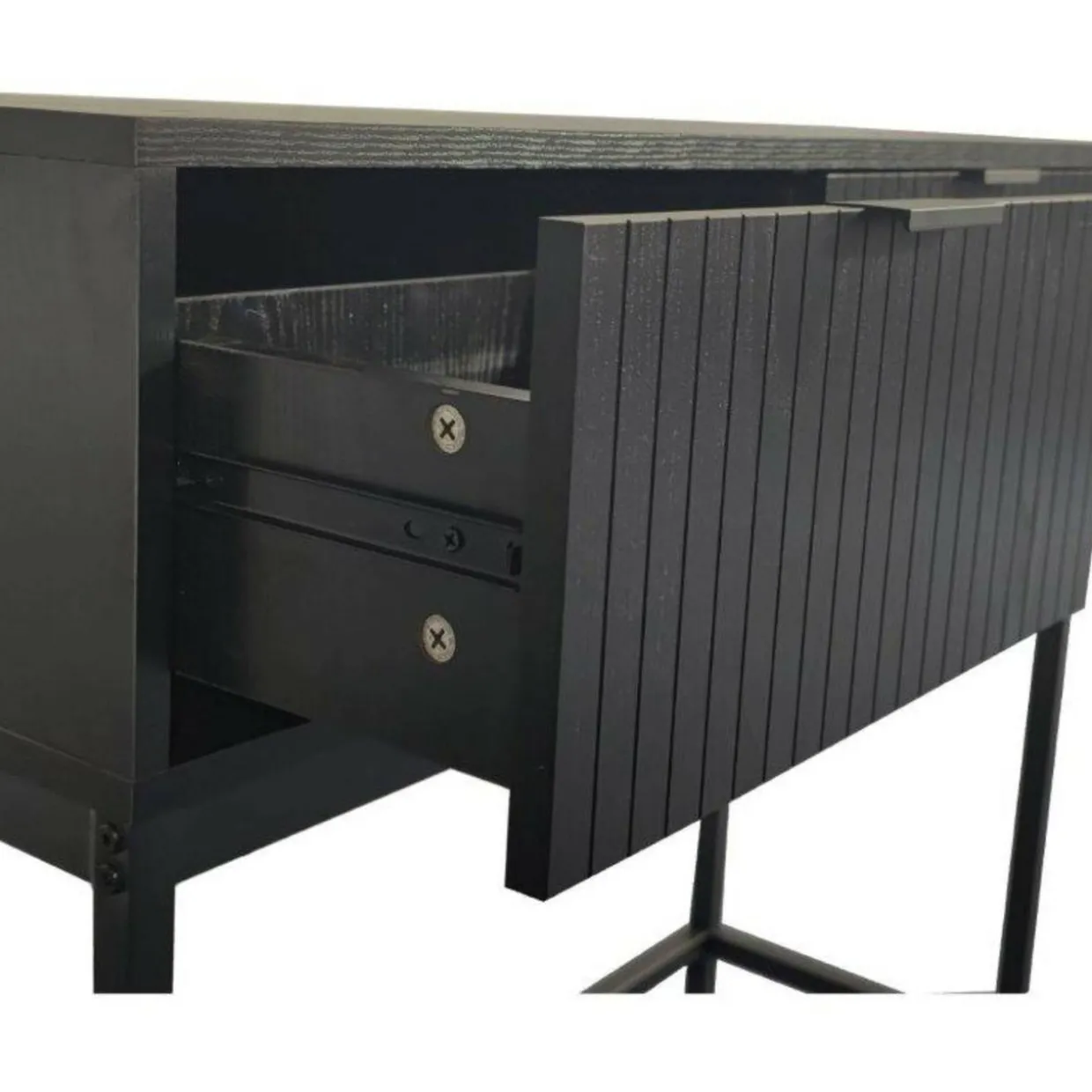 Konsolipöytä Tenstar 90 x 30 x 84 cm Siera musta