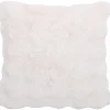 Koristetyyny Miny 45 x 45 cm Faux Fur valkoinen