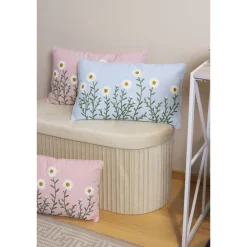 Koristetyyny Kotikulta 30 x 50 cm Daisy pinkki