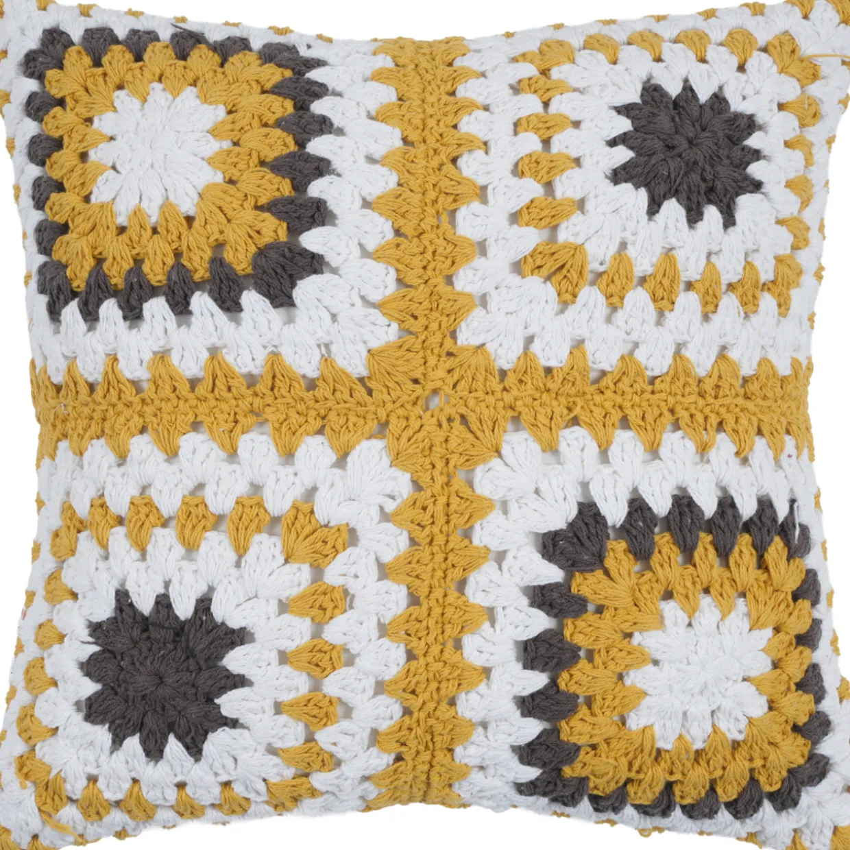 Koristetyyny Kotikulta 45 x 45 cm Granny keltainen