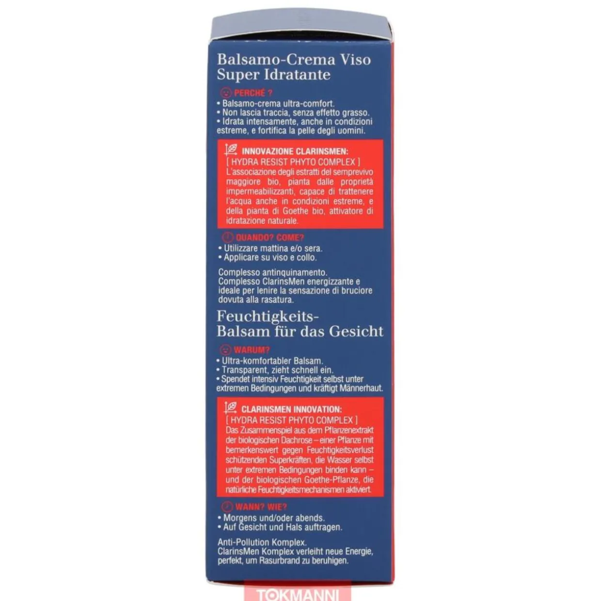 Kosteusvoide Clarins 50 ml Men Super