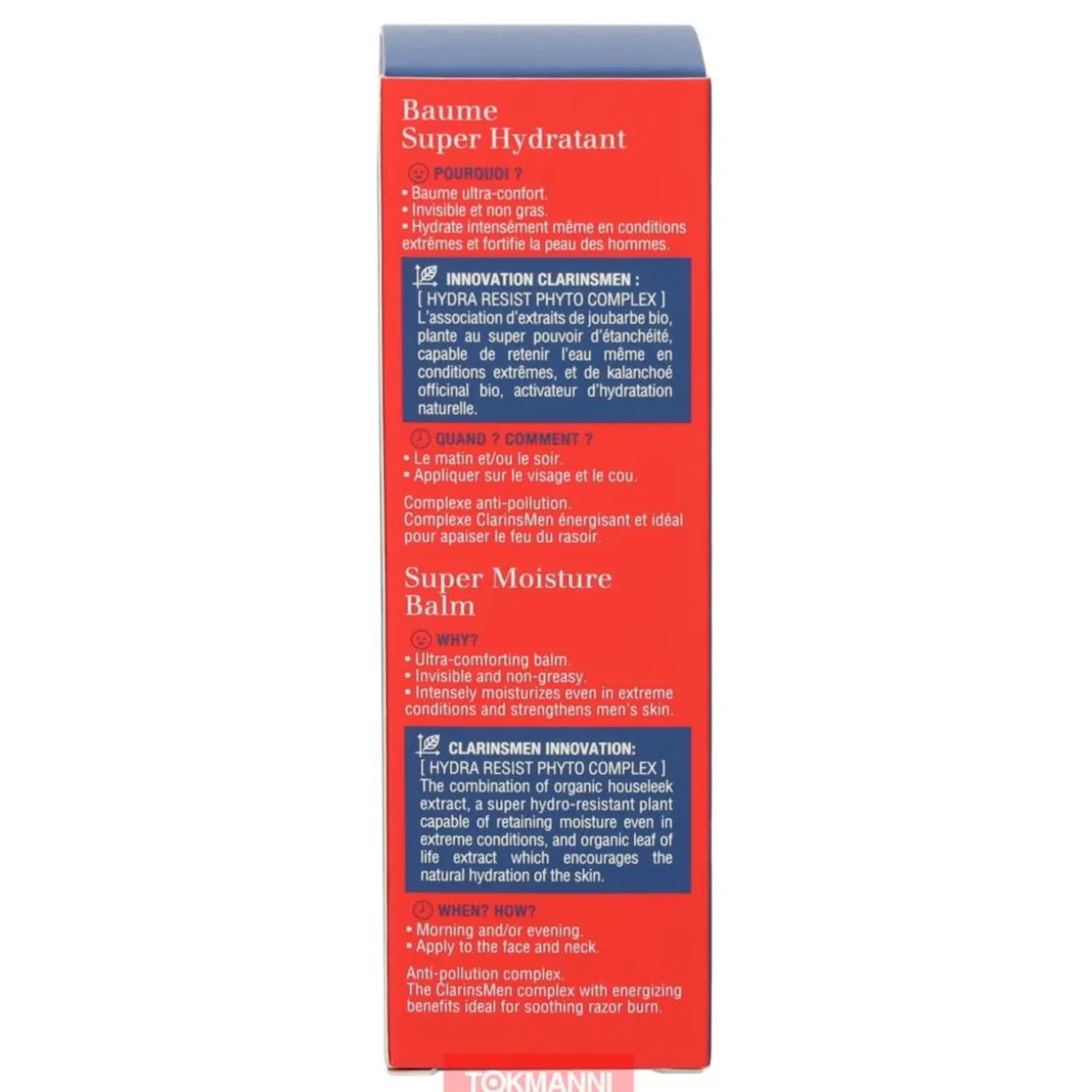 Kosteusvoide Clarins 50 ml Men Super