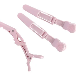 Krokoklipsit Cailap 3 kpl vaaleanpunainen