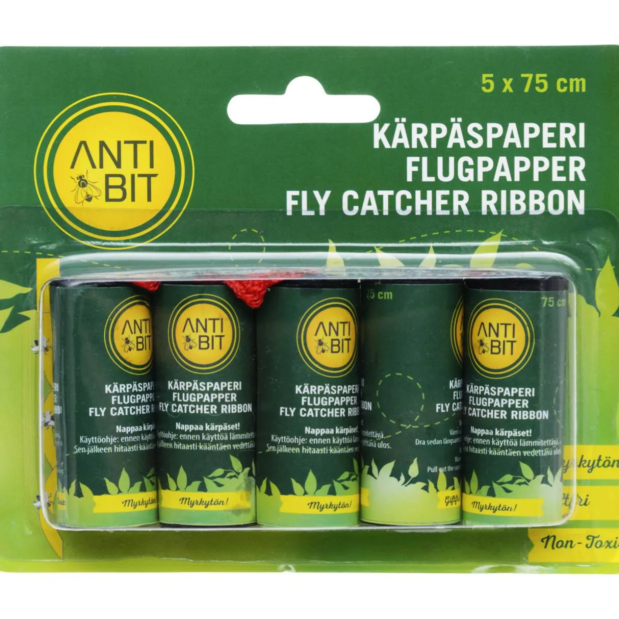 Kärpäspaperi, 5 rullaa