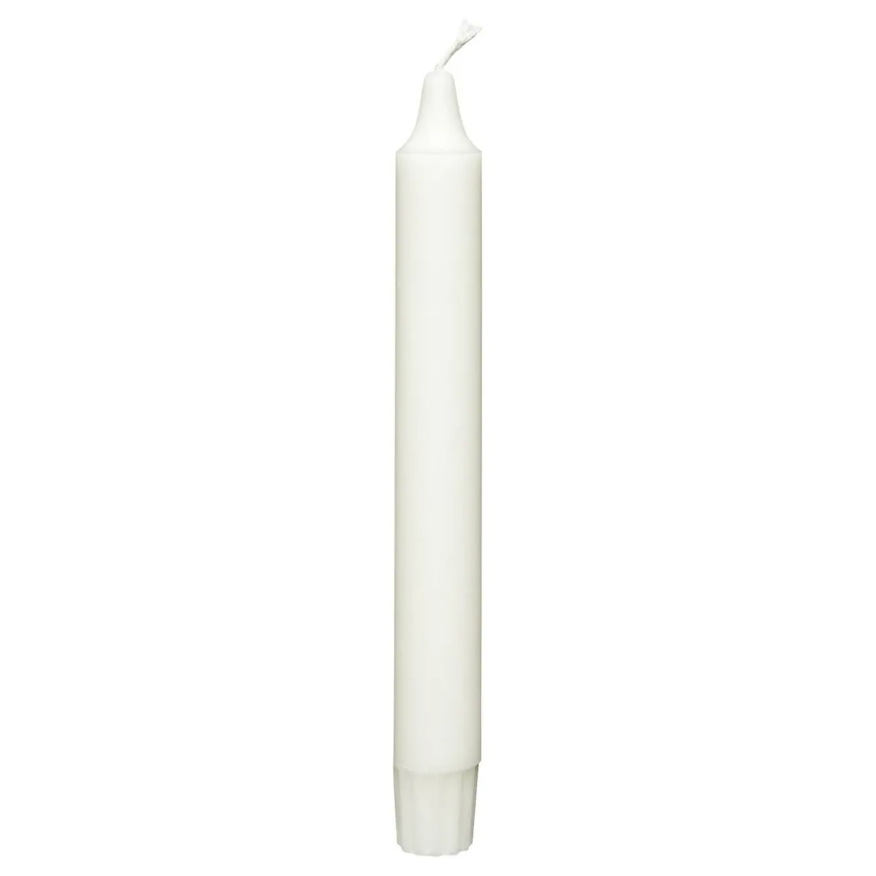 Kruunukynttilä valkoinen 20 cm 10 kpl/pkt