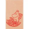 Käsipyyhe Moomin 30 x 50 cm Muumimamma persikka