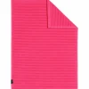 Käsipyyhe Ratia 50 x 70 cm Kohoraita fuksia