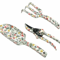 Käsityökalusarja Brücke Floral 3-osainen