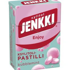 Ksylitolipastilli Jenkki Enjoy 80 g Bubblemint pastilli